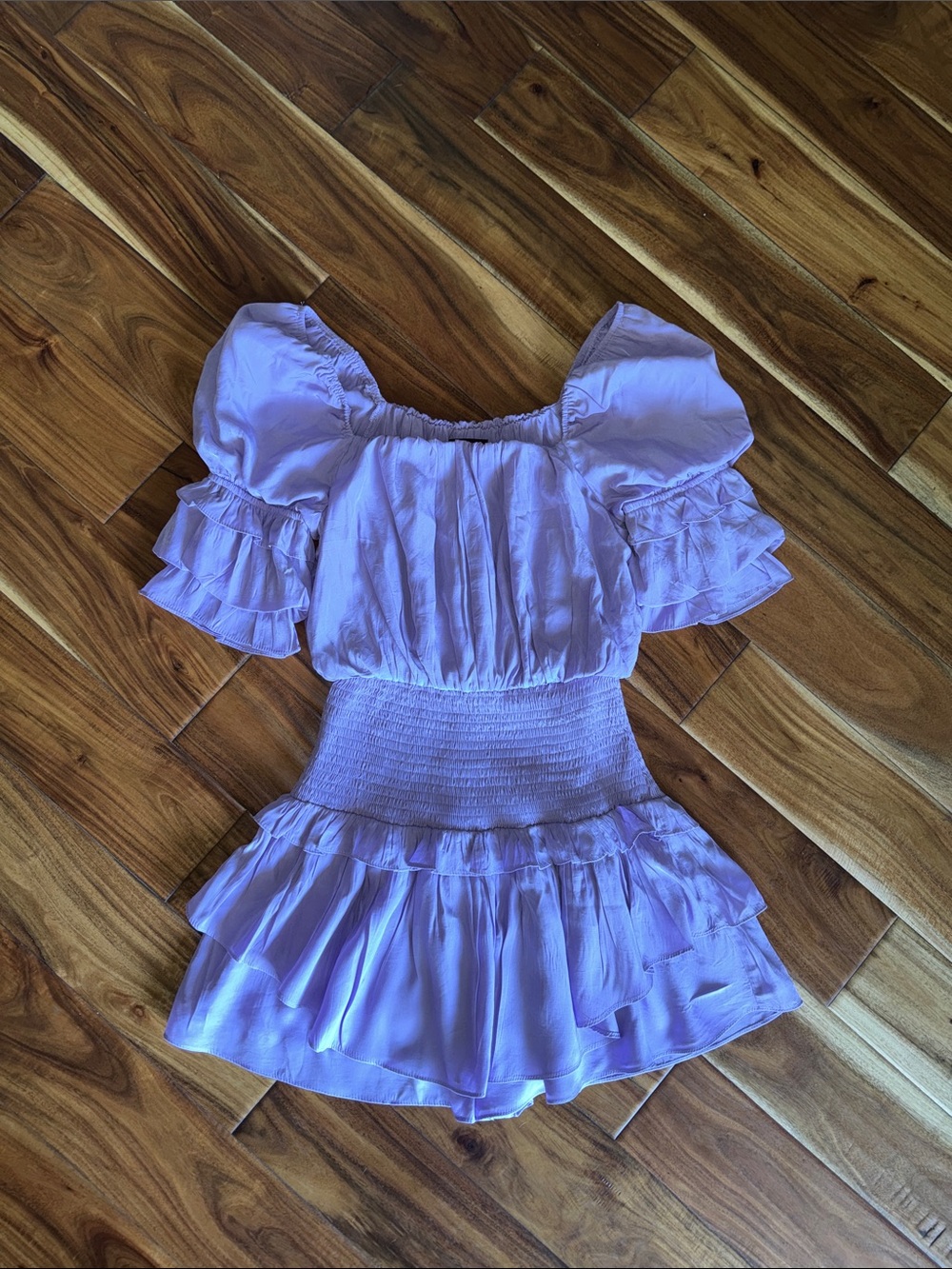 DO + BE lavender romper, size small-excellent condition